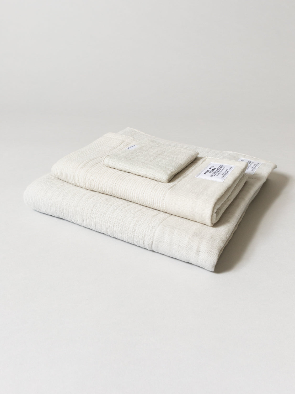 Inner Pile Towel, Ivory | MORIHATA