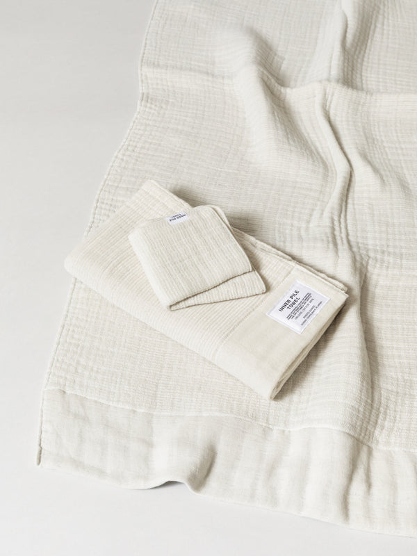 Inner Pile Towel, Ivory