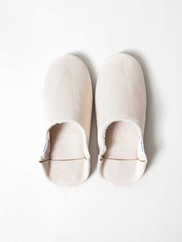ABE Canvas Home Shoes - Wool-Lined, Natural