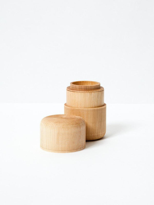 Karmi Tea Canister - Tawara, Natural - MORIHATA