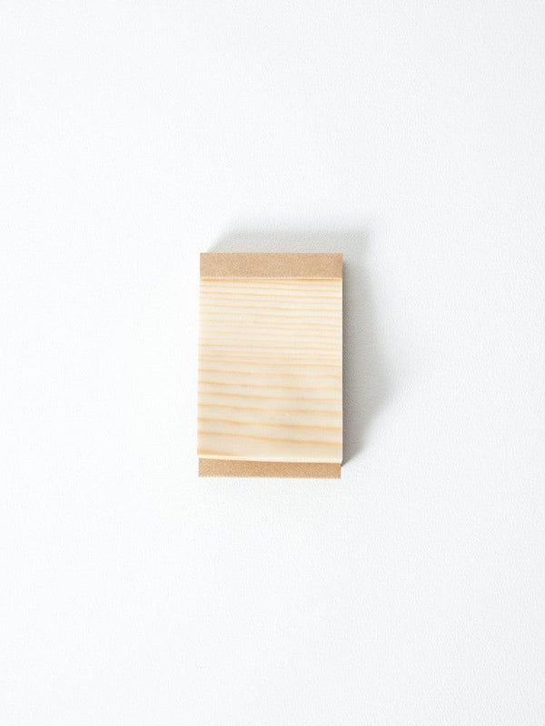 Kizara Wood Sheet Memo Pad - Small - MORIHATA