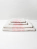 Flax Line Organics Towel, Pink-Beige - MORIHATA
