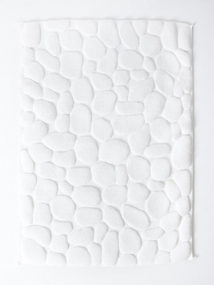 Ishikoro Pebble Bath Mat, White