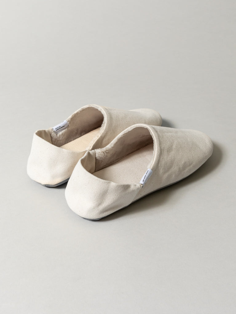 ABE Canvas Home Shoes - Lined, Natural