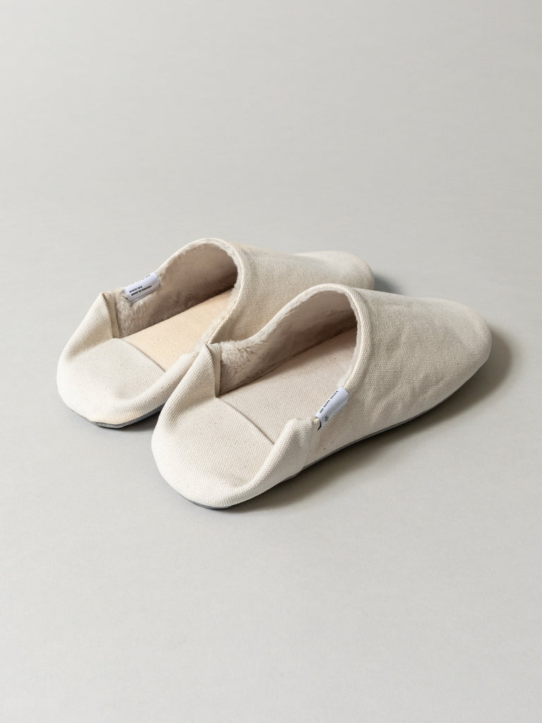 ABE Canvas Home Shoes - Lined, Natural