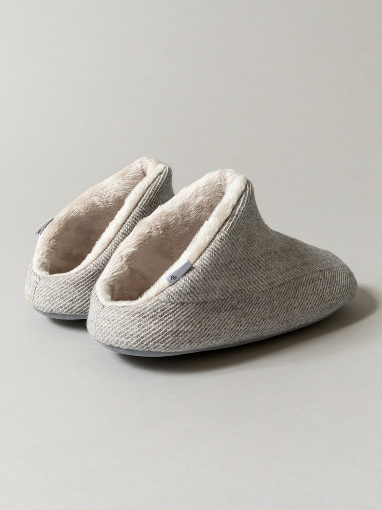 Shetland Wool Lined Room Bootie, Beige