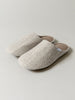 Shetland Wool Lined Home Shoes, Beige