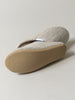 Shetland Wool Lined Home Shoes, Beige
