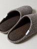 Shetland Wool Lined Home Shoes, Brown