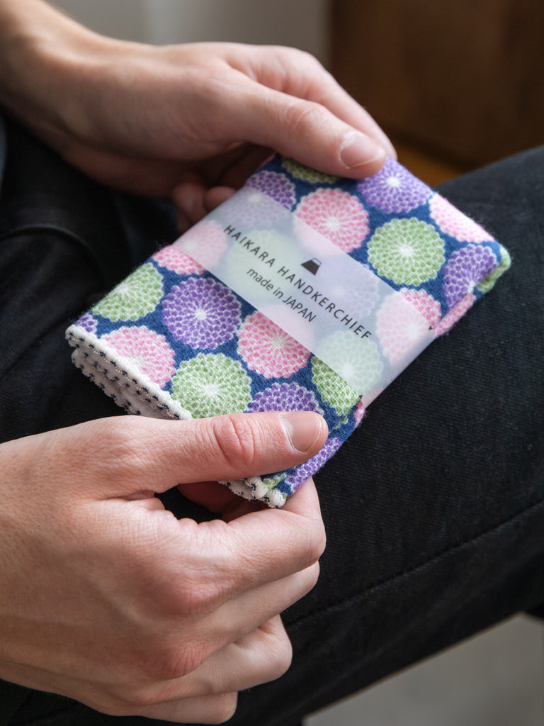 Haikara Little Handkerchief - Kiku