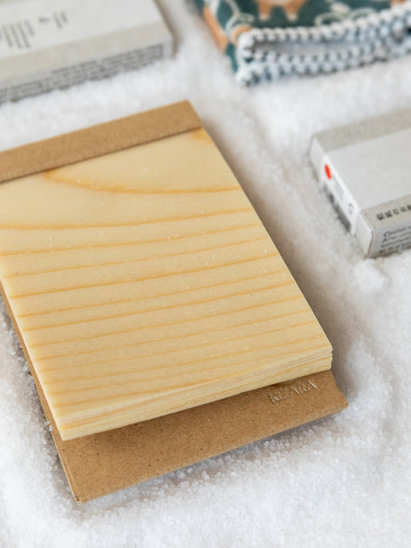 Kizara Wood Sheet Memo Pad - Small