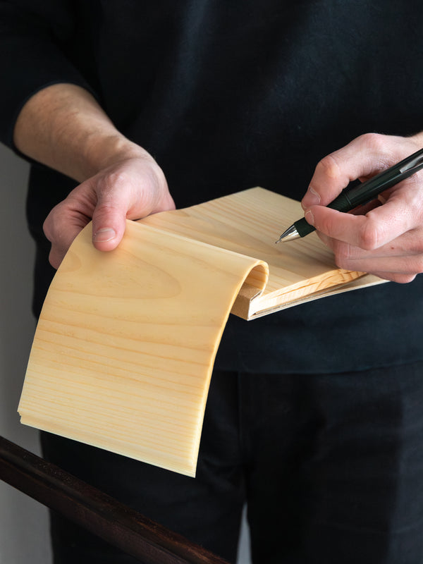 Kizara Wood Sheet Memo Pad - Large