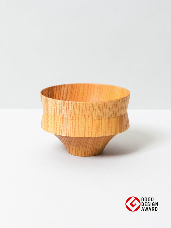 Tsumugi Wooden Bowl - Kine, Natural