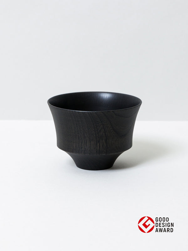 Tsumugi Wooden Bowl - Koma, Black