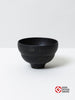 Tsumugi Wooden Bowl - Mokko, Black