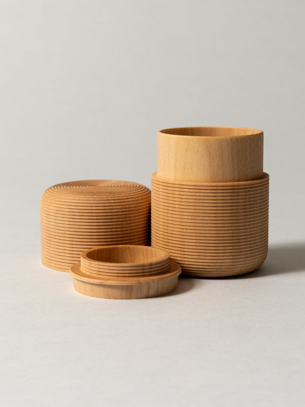 Karmi Tea Canister - Tawara, Natural
