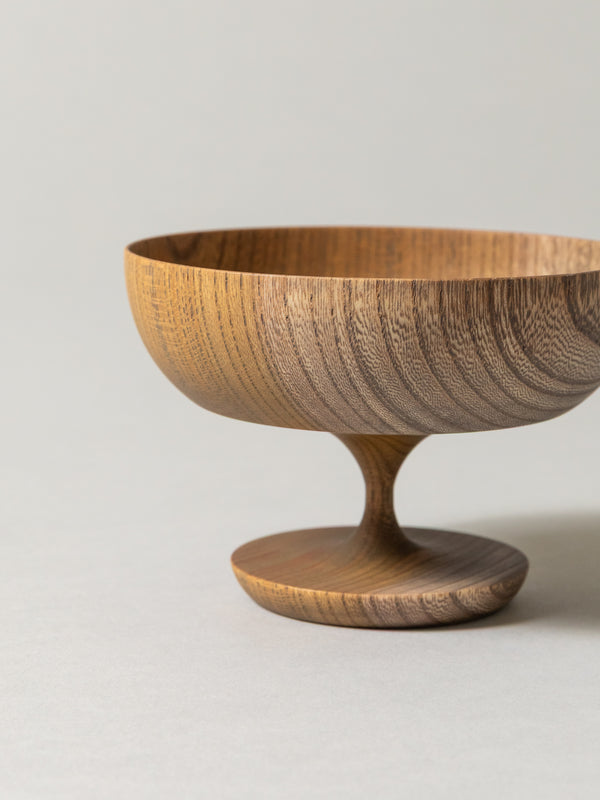 Sinafu Small Stand Bowl - Hotei (Smoky Grey)