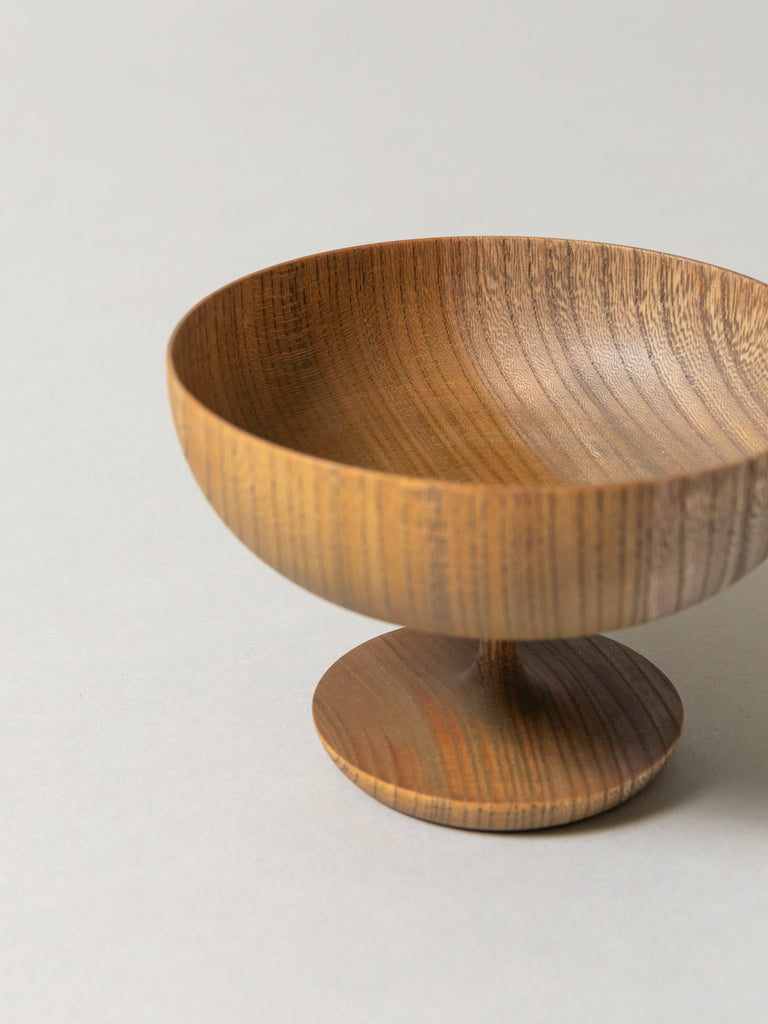 Sinafu Small Stand Bowl - Hotei (Smoky Grey)