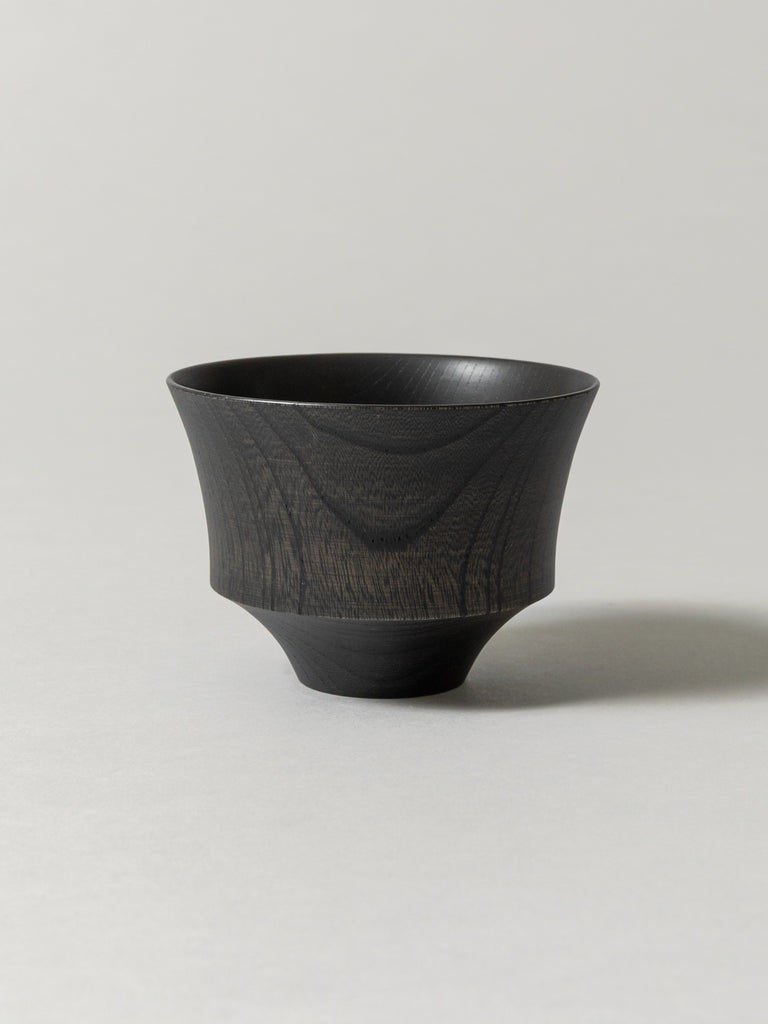 Tsumugi Wooden Bowl - Koma, Black