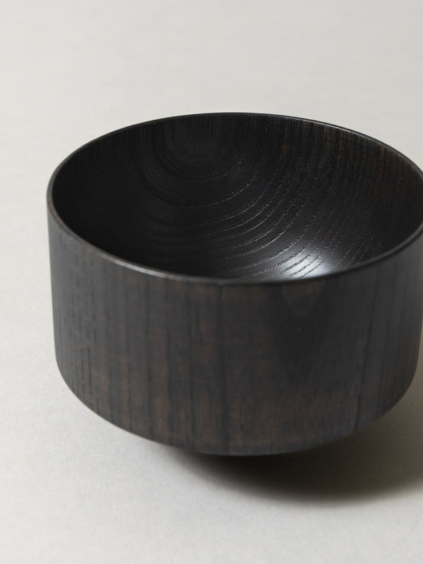 Tsumugi Wooden Bowl - Tsubo, Black