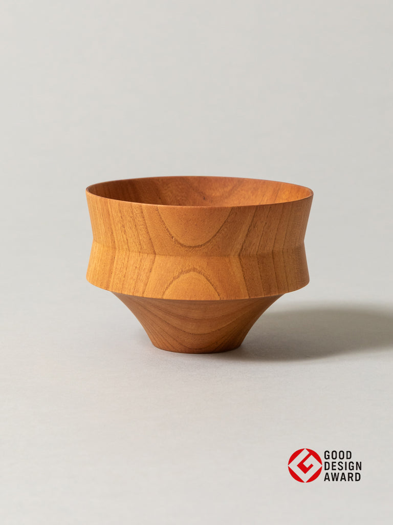 Tsumugi Wooden Bowl - Kine, Natural