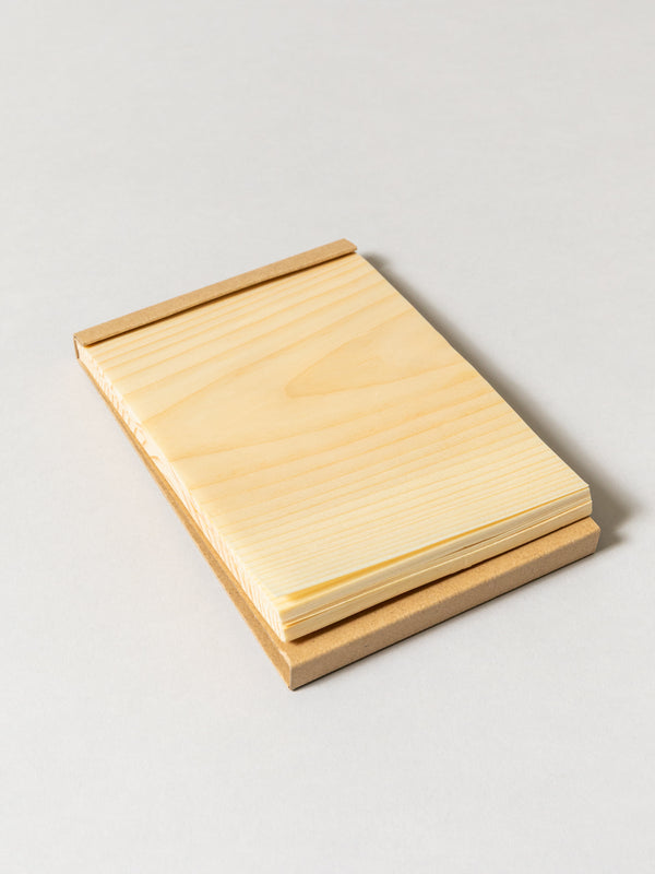 Kizara Wood Sheet Memo Pad - Large