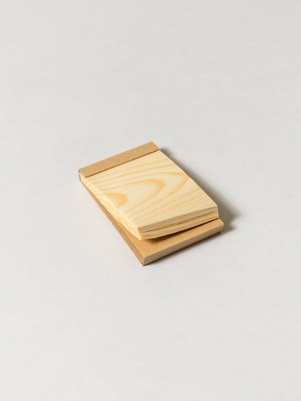 Kizara Wood Sheet Memo Pad - Small