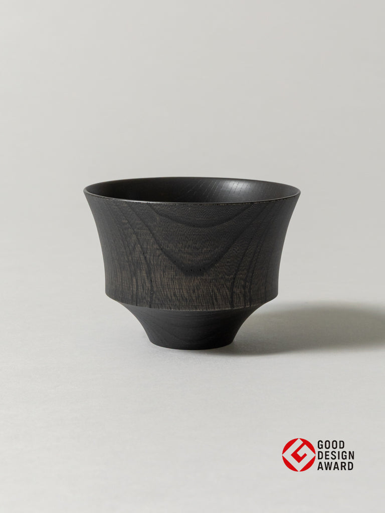 Tsumugi Wooden Bowl - Koma, Black