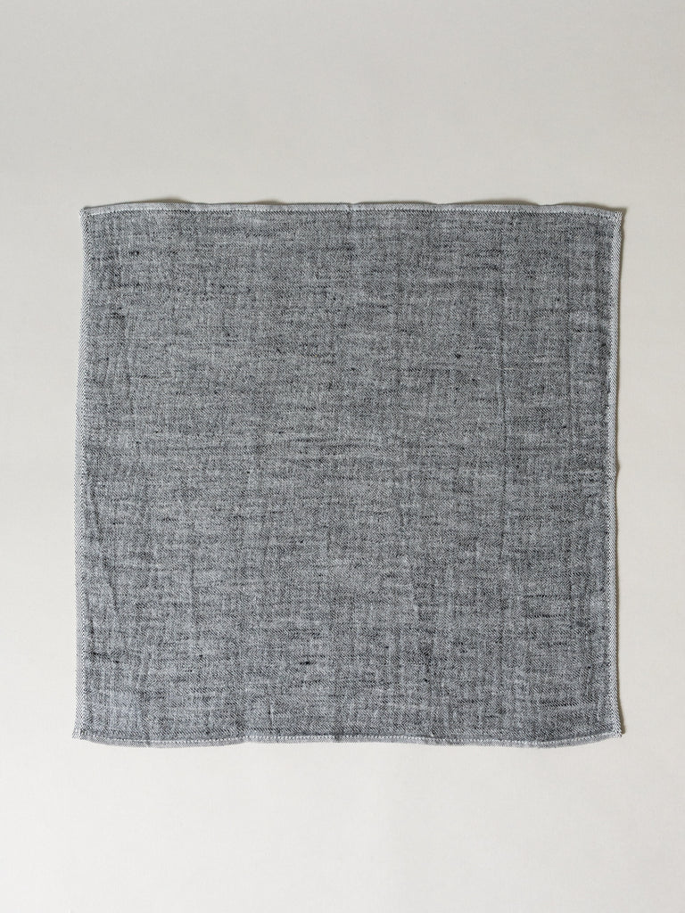 Cotton Linen Kitchen Towel, Charcoal