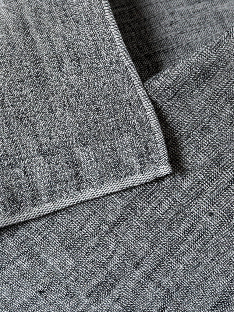 Cotton Linen Kitchen Towel, Charcoal