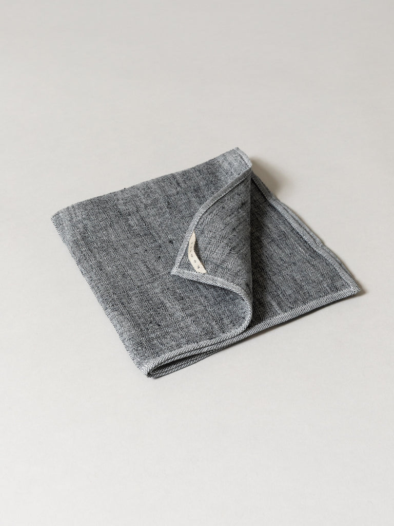 Cotton Linen Kitchen Towel, Charcoal
