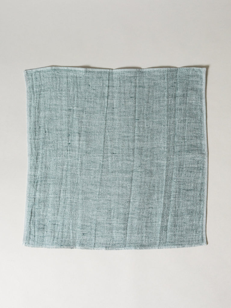 Cotton Linen Kitchen Towel, Green