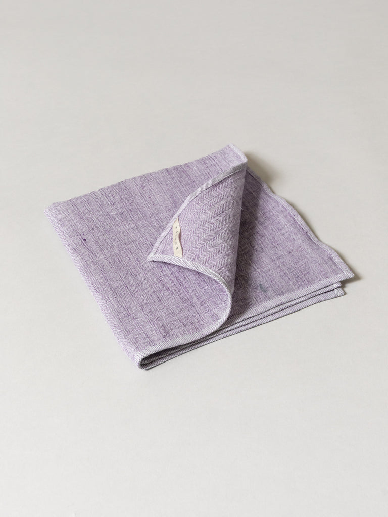 Cotton Linen Kitchen Towel, Purple