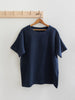 Cotton Pile T-Shirt, Navy