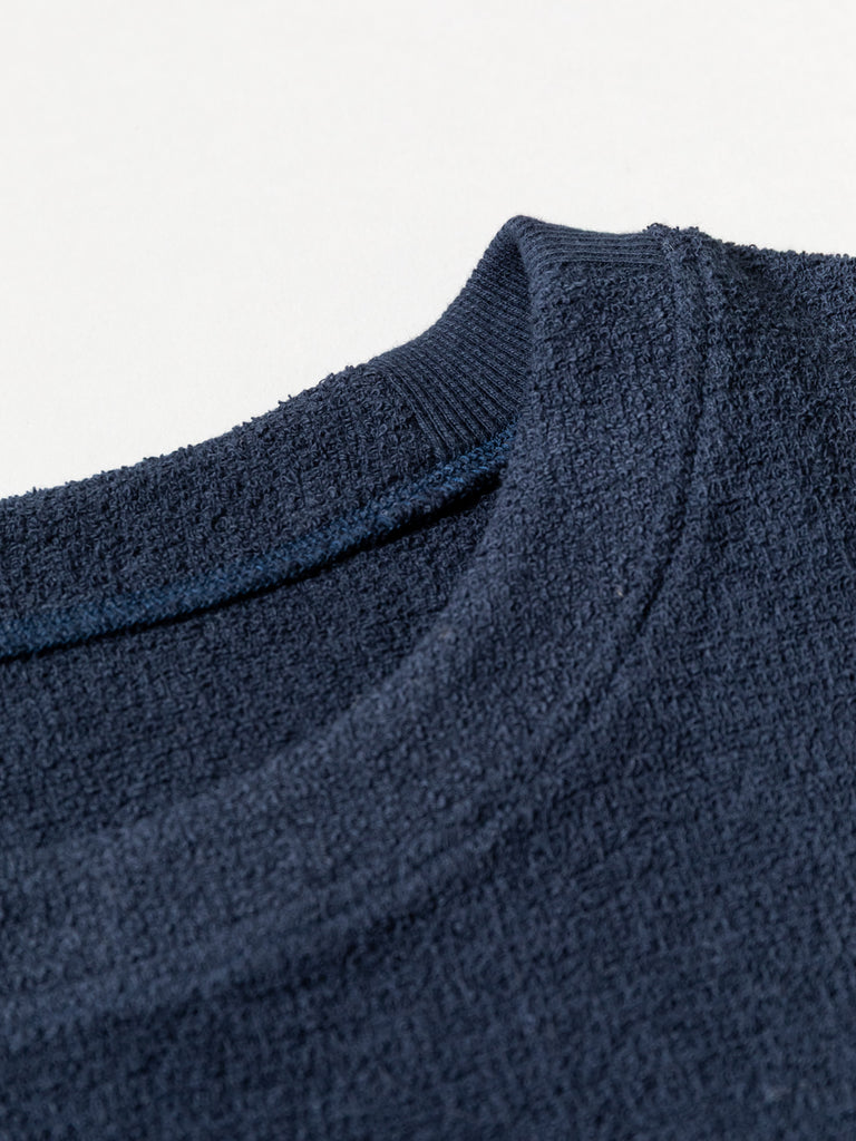 Cotton Pile T-Shirt, Navy