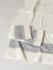 Flax Line Organics Towel, Navy-Ivory