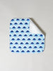 Haikara Little Handkerchief Pattern, Fuji Blue