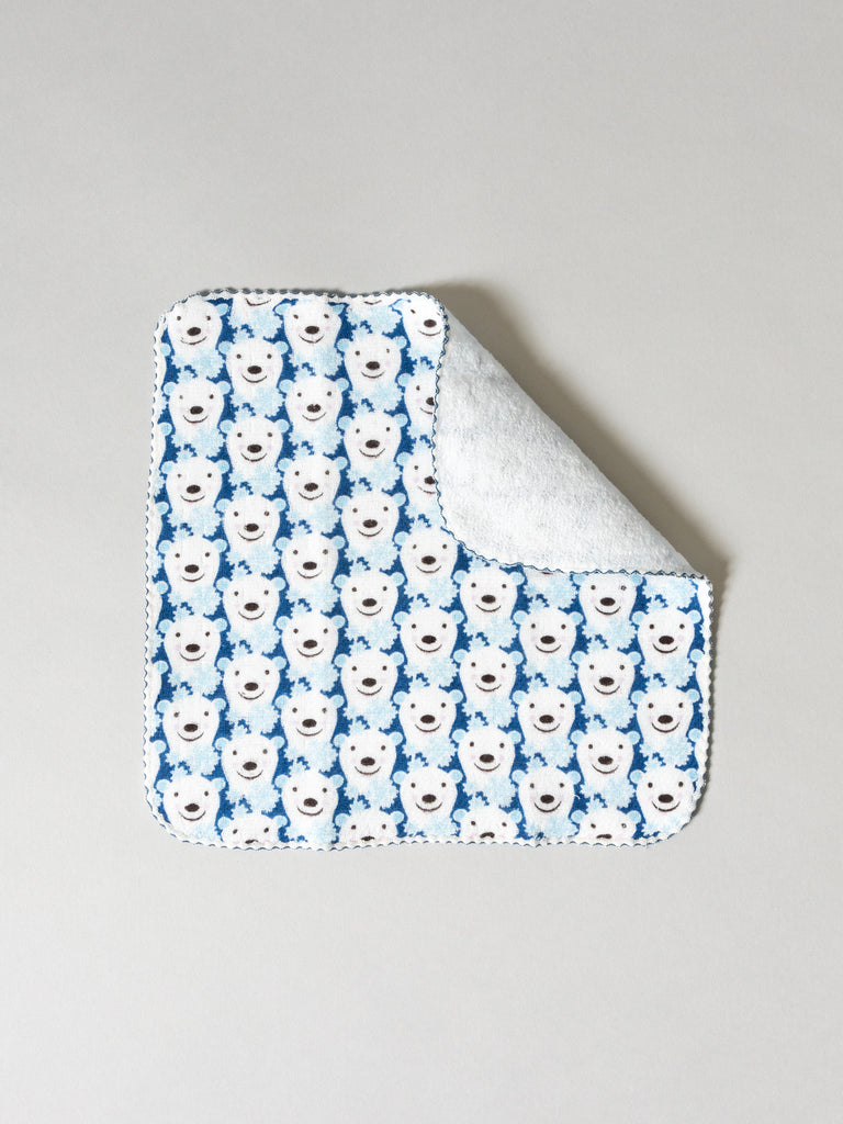 Haikara Little Handkerchief Polar Bear, Blue