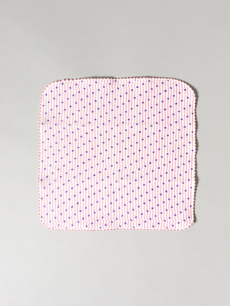 Haikara Little Handkerchief Pattern, Sudare Pink