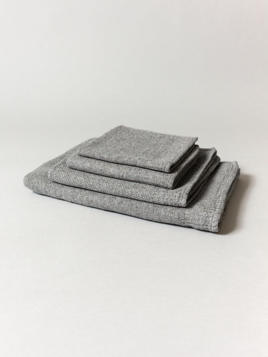 タオル【さなり】 Lana Towel, Grey | MORIHATA