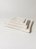 Lattice Linen Towel, Ivory