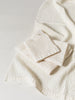 Lattice Linen Towel, Ivory