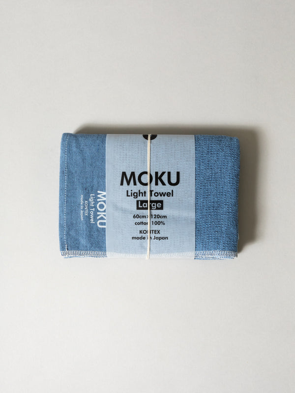 Moku Light Towel, Azure