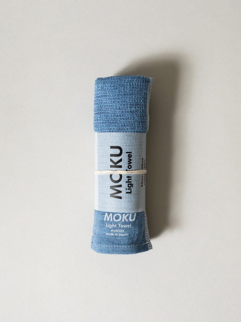 Moku Light Towel, Azure