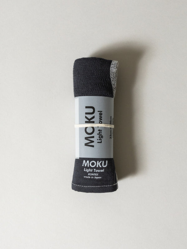 Moku Light Towel, Charcoal