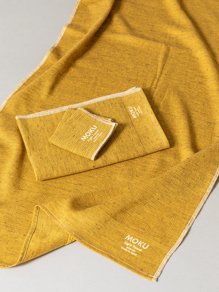 Moku Light Towel, Mustard