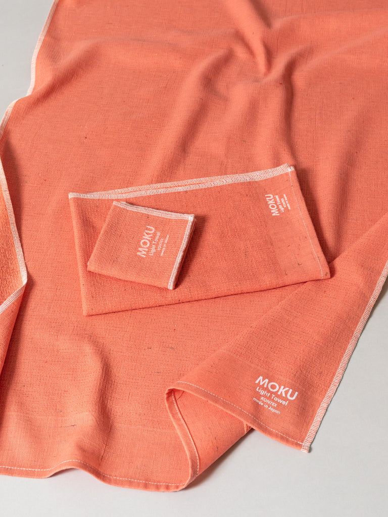 Moku Light Towel, Persimmon