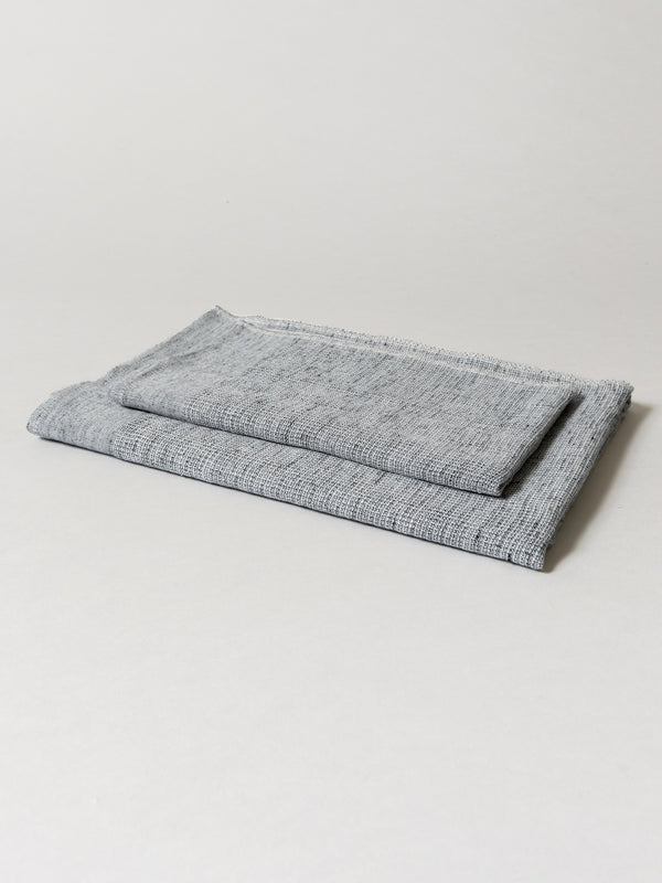 Moku Linen Light Towel, Charcoal