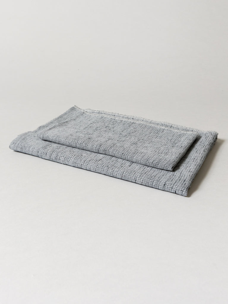 Moku Linen Light Towel, Charcoal