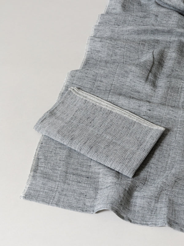 Moku Linen Light Towel, Charcoal